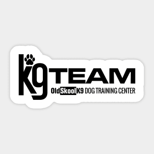 K-9 Team  - OldSkoolK9 Sticker